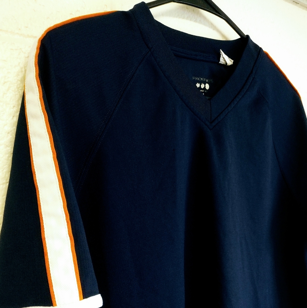 Blue jersey athletic t-shirt men's medium